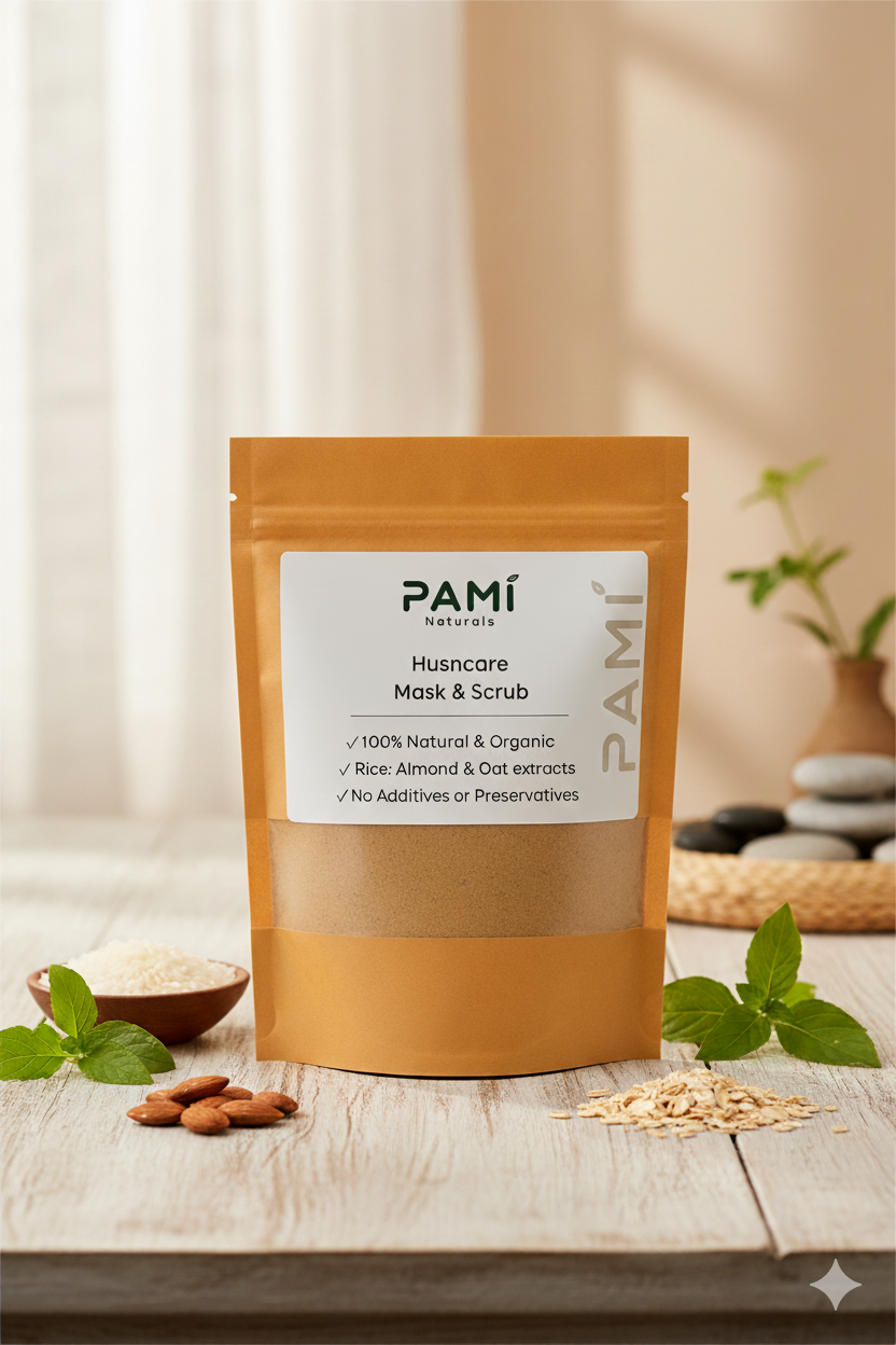 HusnCare 100% organic Mask & Scrub